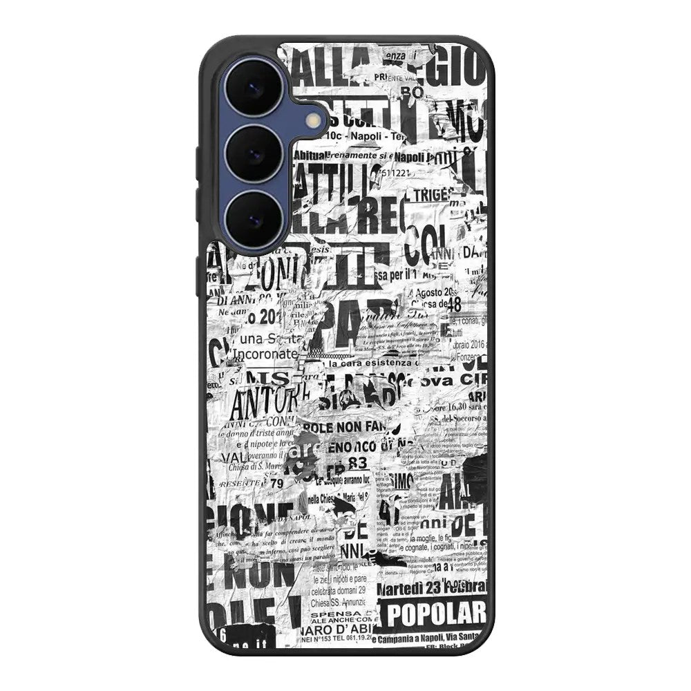 Newspaper Art Samsung Galaxy S25 FE Case Back Covers MGC0105