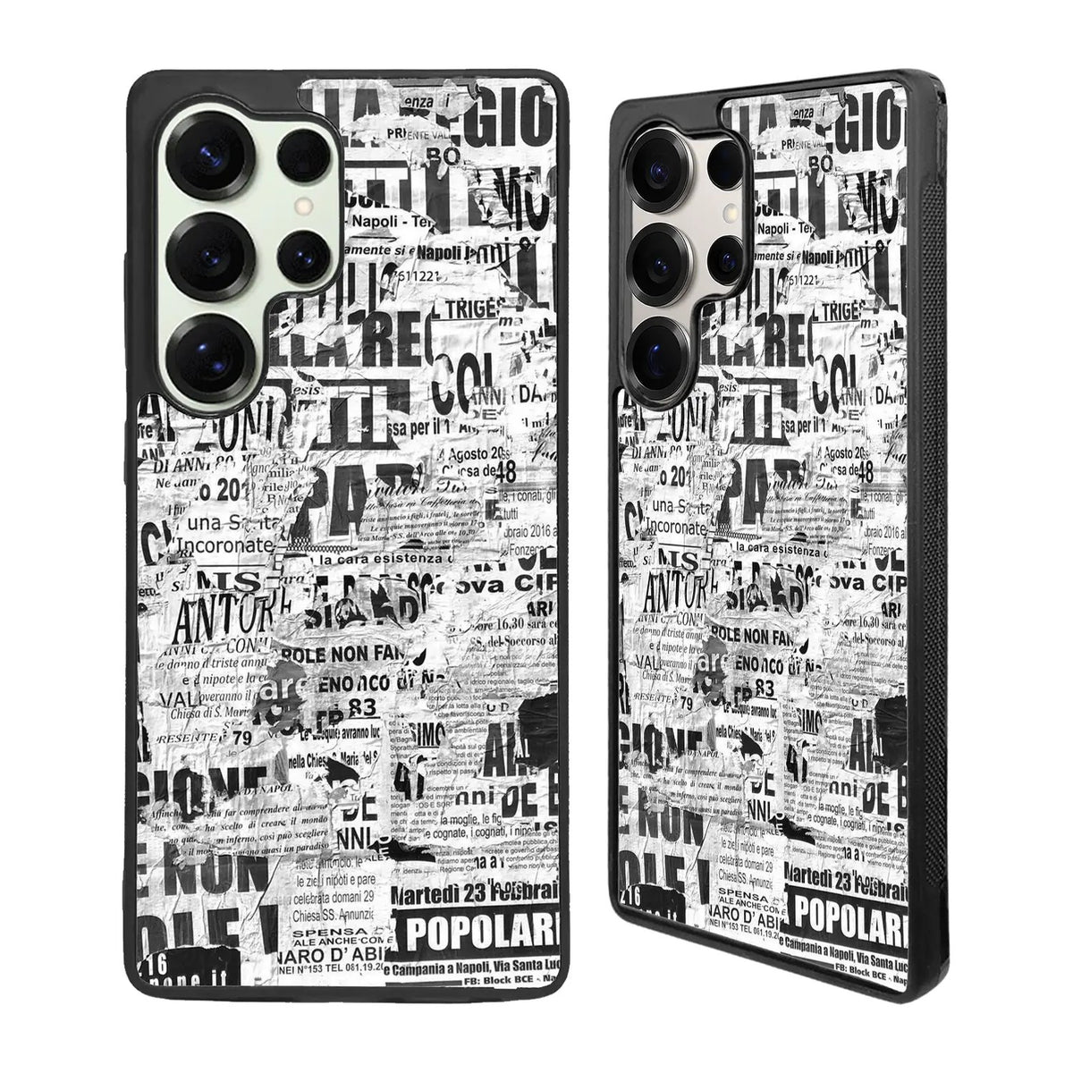 Newspaper Art Samsung Galaxy S25 Ultra Case Back Covers MGC0105