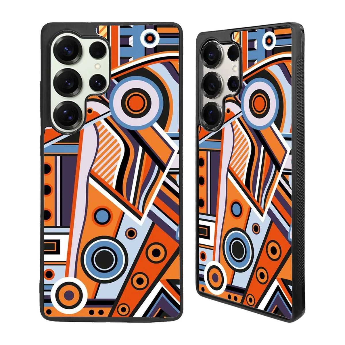 Abstract Art Orange Samsung Galaxy S25 Ultra Case Back Covers MGC0002