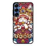 Oriental Cat Art Samsung Galaxy S25 Plus Case Back Covers MGC0106