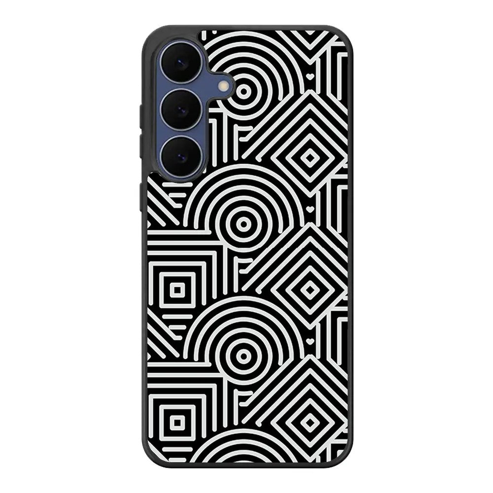 Art Aesthetic Geometry Samsung Galaxy S25 FE Case Back Covers MGC0007