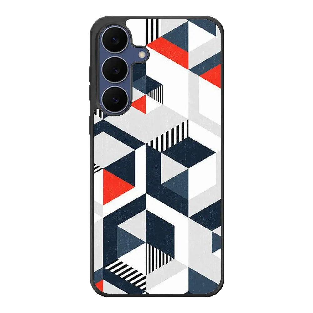 Geometric Modern Art Samsung Galaxy S25 FE Case Back Covers MGC0087