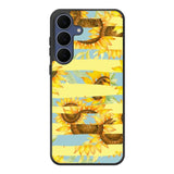 Sunflower Art Blue Samsung Galaxy S25 FE Case Back Covers MGC0132
