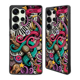 Music Doodle Art Samsung Galaxy S25 Ultra Case Back Covers MGC0103