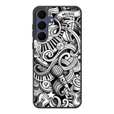Music Doodle Art Samsung Galaxy S25 FE Case Back Covers MGC0104