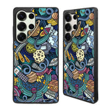 Doodle Space Art Samsung Galaxy S25 Ultra Case Back Covers MGC0077