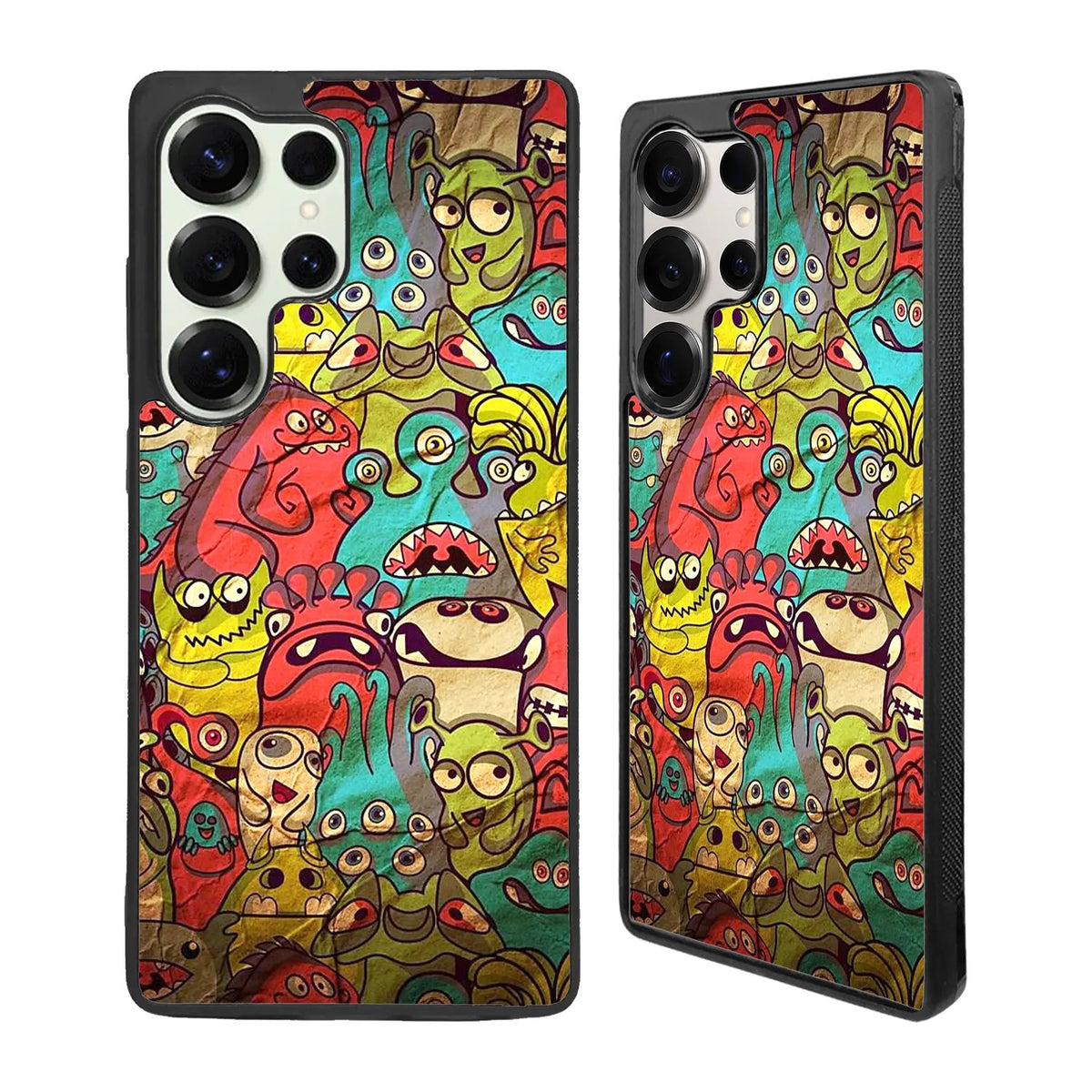 Doodle Monster Art Samsung Galaxy S25 Ultra Case Back Covers MGC0076