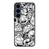 Doodle Art Cartoon Samsung Galaxy S25 FE Case Back Covers MGC0063