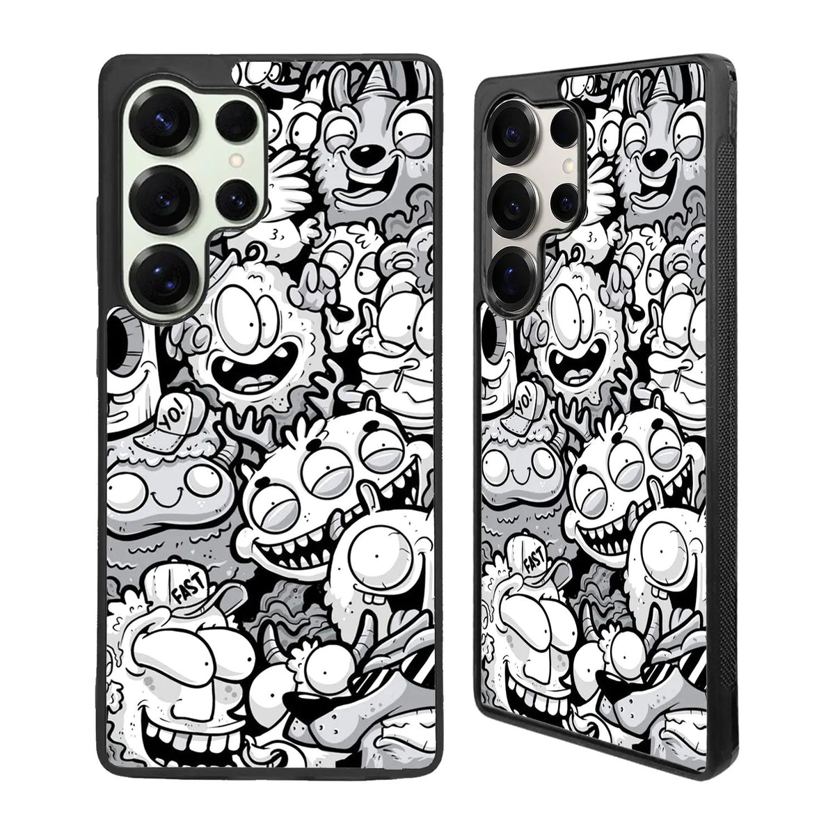 Doodle Art Cartoon Samsung Galaxy S25 Ultra Case Back Covers MGC0063