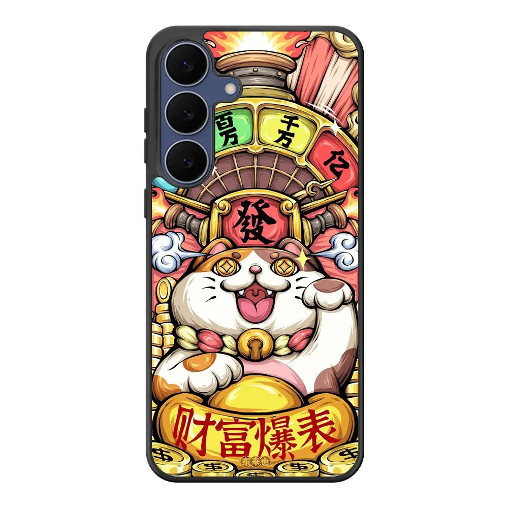 Oriental Cat Art Samsung Galaxy S25 FE Case Back Covers MGC0108